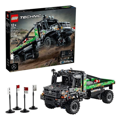 Kit Lego Technic Camión 4x4 Mercedes Benz Zetros 42129 Cantidad de piezas 2110