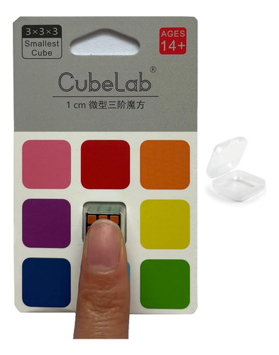 Y.l. Doymx Mini Cube 3x3 - Cube Lab 1x1x1cm Cubo Más Pequeño