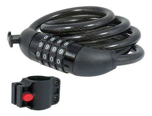 Candado De Cable Para Bici Lock® 8mm X 120cm C/ Portacandado