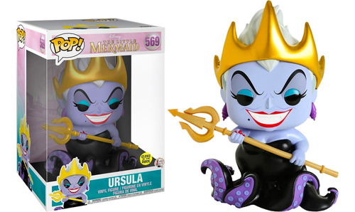 Funko Pop 10  Disney Ursula 569 Glows In The Dark