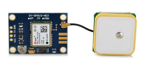 Módulo Gps Ublox Neo-7m-000 Con Memoria Eeprom 3v-5v Arduino