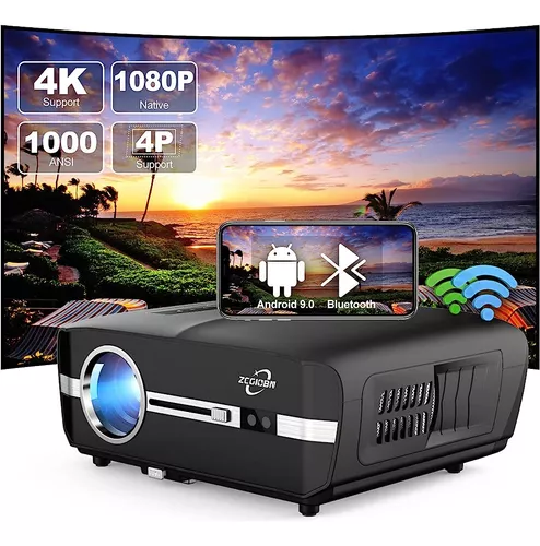 Proyector Full Hd 4k 13000lumen Con Wifi Bluetooth, Proyecto