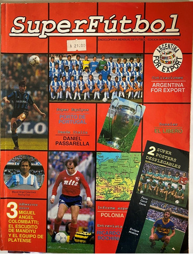 Superfútbol Revista Nº 15 Poster 1988 Fútbol Deportes, Ez5