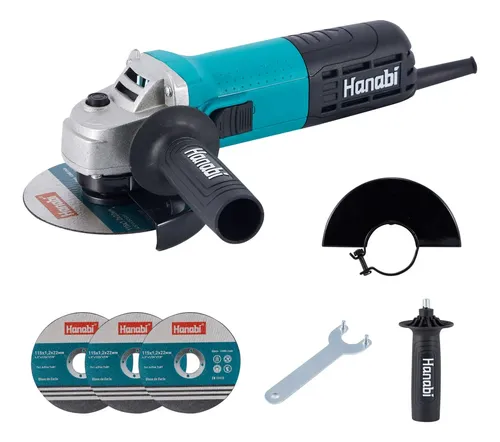 Esmerilhadeira Lixadeira Elétrica 880w 115mm 11000rpm - R$ 133,65