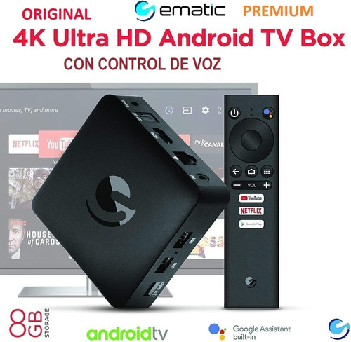 Imagen 2 de 7 de Tv Box Google Certificado Disney + Movistar Neflix , Hbo Fhd