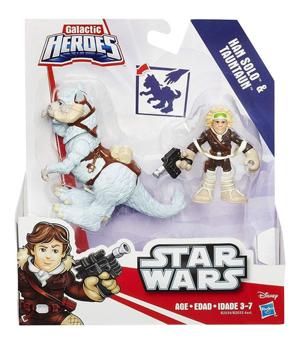 Figura Han Solo & Tauntaun Galactic Heroes - Hasbro