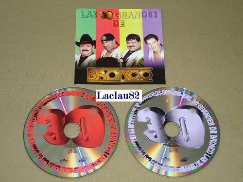 Bronco Las 30 Grandes 1997 Bmg Cd