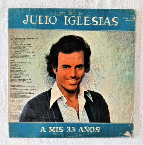 Julio Iglesias Lp A Mis 33 Años (Usado)