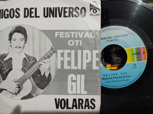Felipe Gil Amigos Del Universo Vinilo Ep Sencillo Vinyl 7 