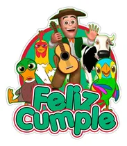 Comprar Adorno Topper Para Tortas Diseño La Granja De Zenón Simple Verde La Granja De Zenón Diseño 1