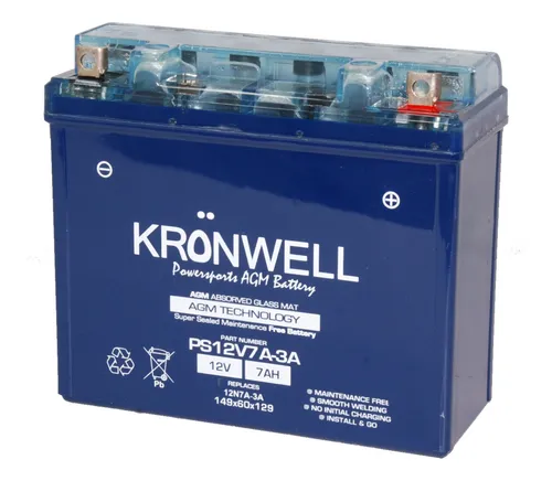 Bateria De Gel Kronwell Appia Brezza 150 Euro