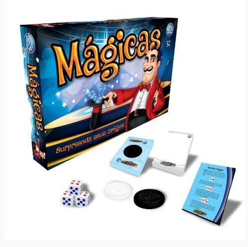 Jogo Mágicas C/ Acessórios Nova Versão Pais E Filhos
