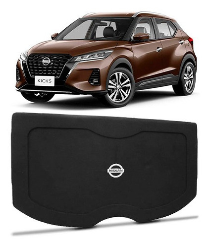 Bagagito Nissan Kicks 2016 A 2023 Tampão Porta Malas Preto