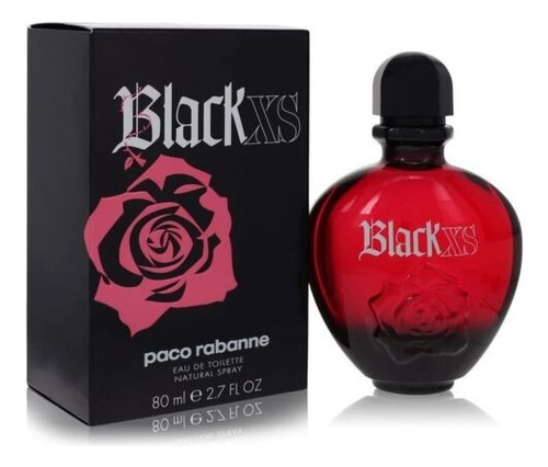 Perfume Dama Xs Black Paco Rabanne 80ml Caja Nueva Sellada
