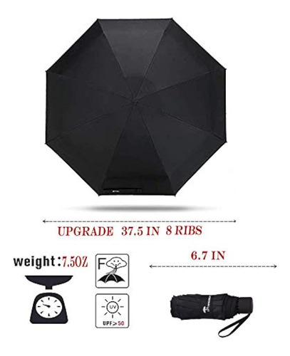 Sy Compact Travel Umbrella - Mini Paraguas Compactos Portáti