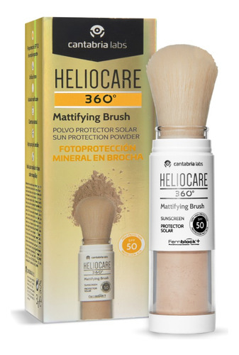 Heliocare 360 Mattifying Brush En Polvo Tono Neutro Spf 50