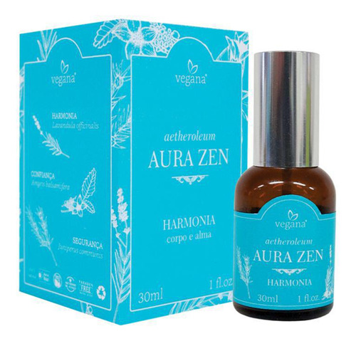 Spray Aura Zen - Harmonia - Linha Vegana - Wnf 30ml