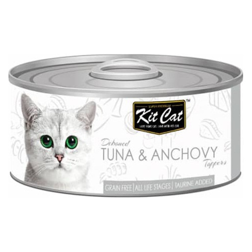 Kit Cat Deboned Tuna & Anchovy Toppers (80 Grs.)