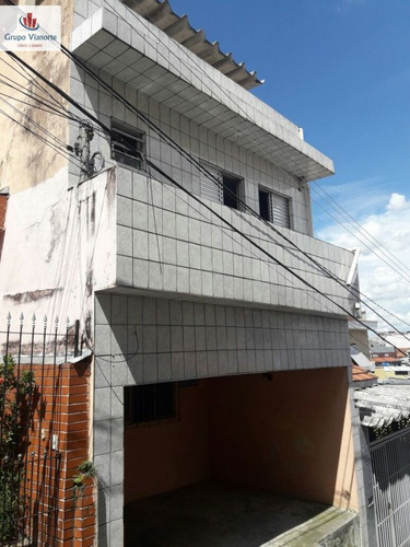 Sobrado A Venda No Bairro Vila Medeiros Em São Paulo - Sp. - Jv637-1
