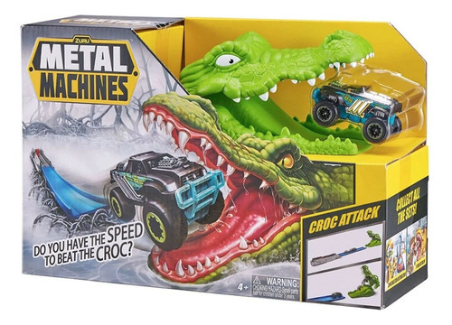 Pista De Autos Cocodrilo Croc Attack Metal Machine 6718