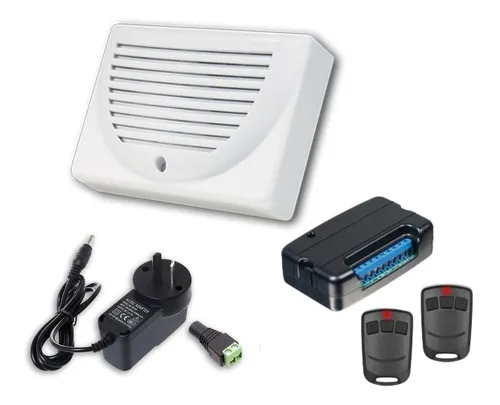 comprar Kit Antipánico Alarma Con Sirena Botón Pulsador Inalámbrico