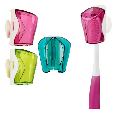 Estuche Para Cepillo De Dientes Ergonflow 3 Piezas Con