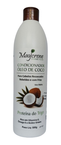 Kit Óleo De Coco Maycrene, Cachos, Secos, Ressecados 7 Prods