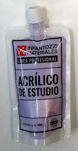 Pintura Acrílica Infantozzi 100g Metal Excelente Calidad