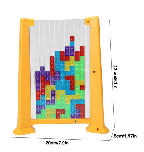 Quebra-cabeza Infantil Tetris Diy Blocos De Construcción Tri