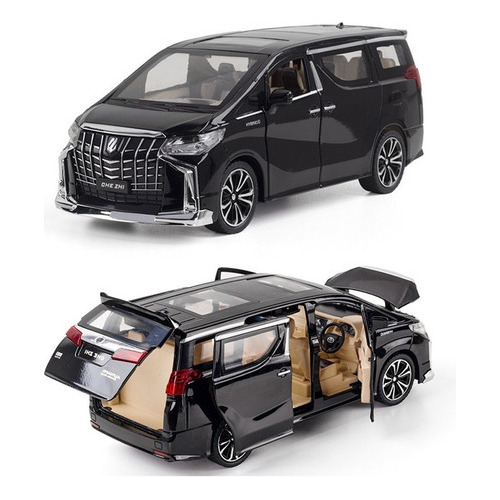 Toyota Sienna Metal Model Coche 1/24 Seis Puertas Realista