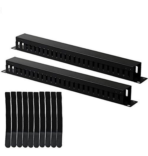 Gestor Cables Horizontal Para Rack De 19  (2 Unidades)