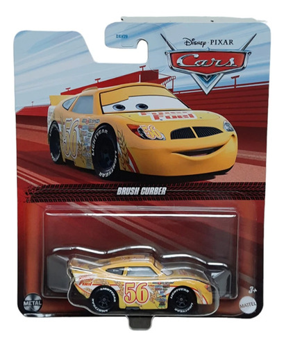 Disney/pixar Cars Brush Curber Metal Vehiculo 1/55 Mattel®