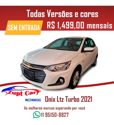 Onix Ltz Turbo 2021 0km Imperdível Sem Entrada