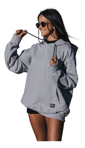 Polerón Hoodie Kobu Gris