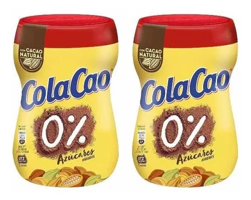 2 Pack Colacao Sin Azúcar Chocolate En Polvo Cacao Natural