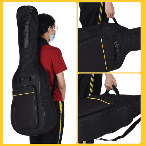 Yue Funda For Guitarra 41: Buey Grueso, Acolchada Y Con
