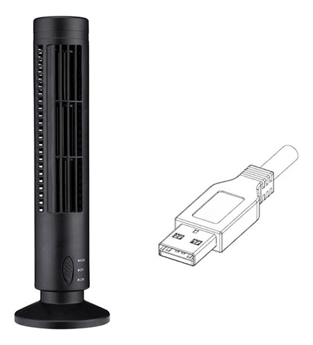 Ventilador De Refrigeración Vertical Sin Aspas Towe Mini Usb