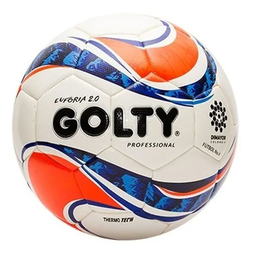 Balón Golty De Fútbol Profesional Euforia 2.0 #4 Thermotech