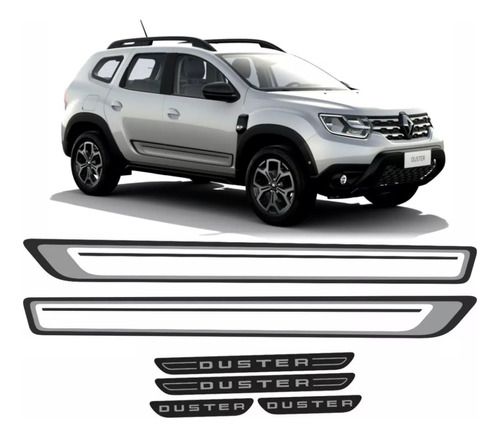 Kit Adesivo Faixa Lateral Renault Duster Iconic 2022 Soleira