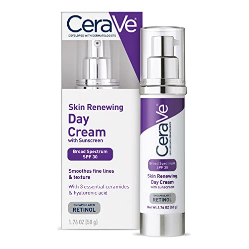 Crema Facial Cerave 1.76 Oz Con Protector Solar Spf 30