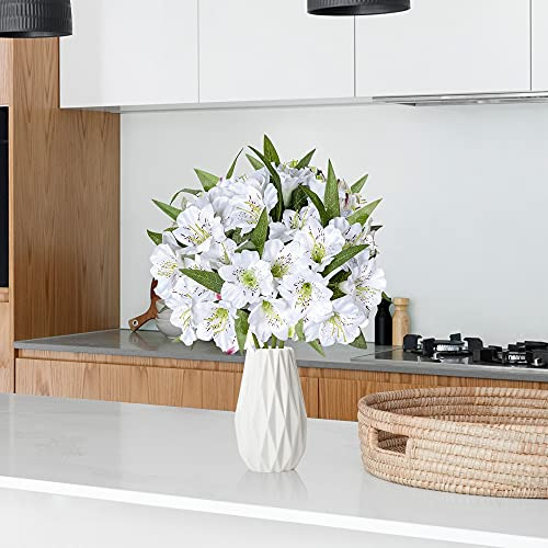 Flores Artificiales De Alstroemeria De 18 Tallos Largos Ram
