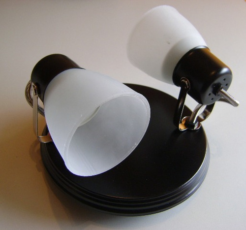 Lu-ce´s Spots Ventilador O Techo 2 Lámparas Bajo Consumo Led