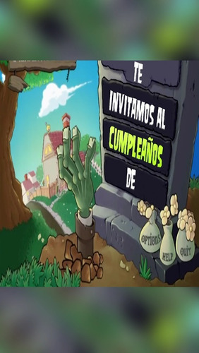 Video Invitaciones  Plants Vs Zombies Plantas Contra Zombies