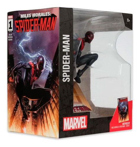Spider-Man Miles Morales Marvel Comics a escala 1/10 McFarlane