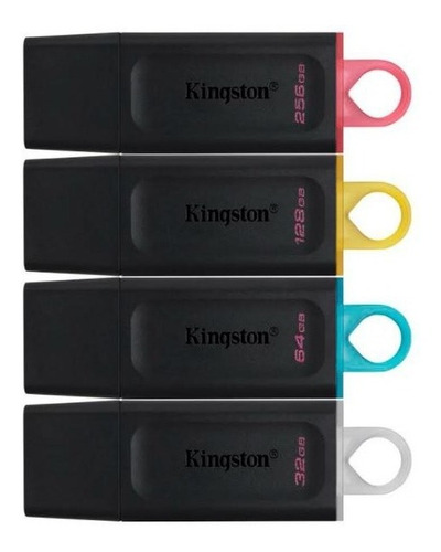 Imagen 4 de 4 de Pendrive 128gb Kingston Usb 3.2 Memoria Exodia Original
