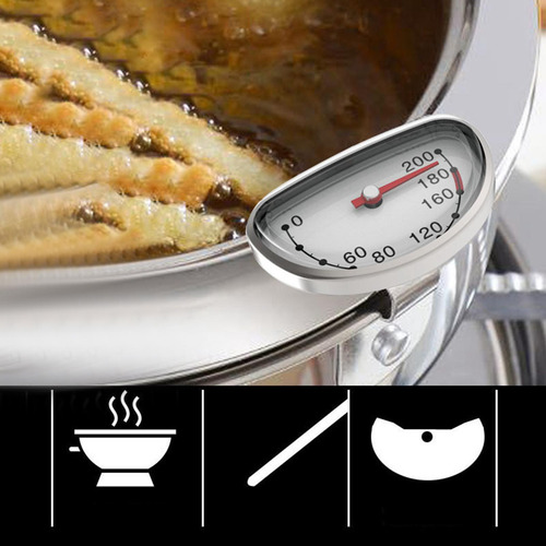3 Termómetro Para Freír Termómetro De Esfera Para Cocinar