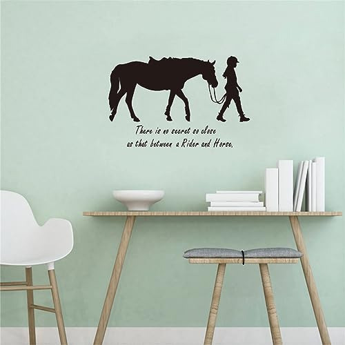 Adhesivo De Pared Para Montar A Caballo,  No Hay Secreto Tan