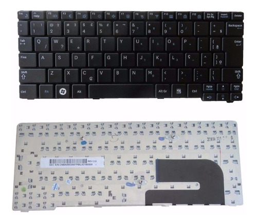 Teclado Netbook Samsung Np-n150-bd1br N150 Plus Br Com Ç