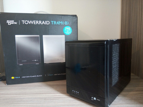 Liquido Tower Raid Para 4 Discos Esata Sains Digital Tr4m-b