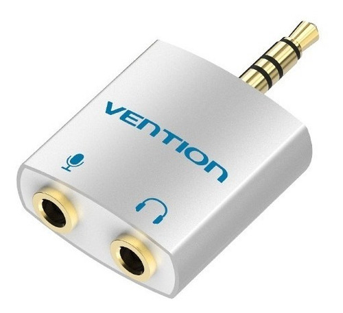 Adaptador Jack 3.5 Mm A Audio Y Microfono Auricular Vention